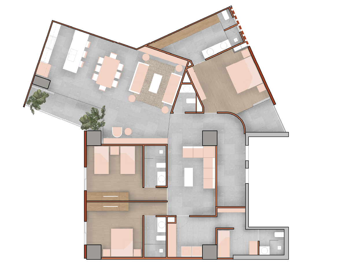 Tipo S — Penthouse — Mar Egeo
